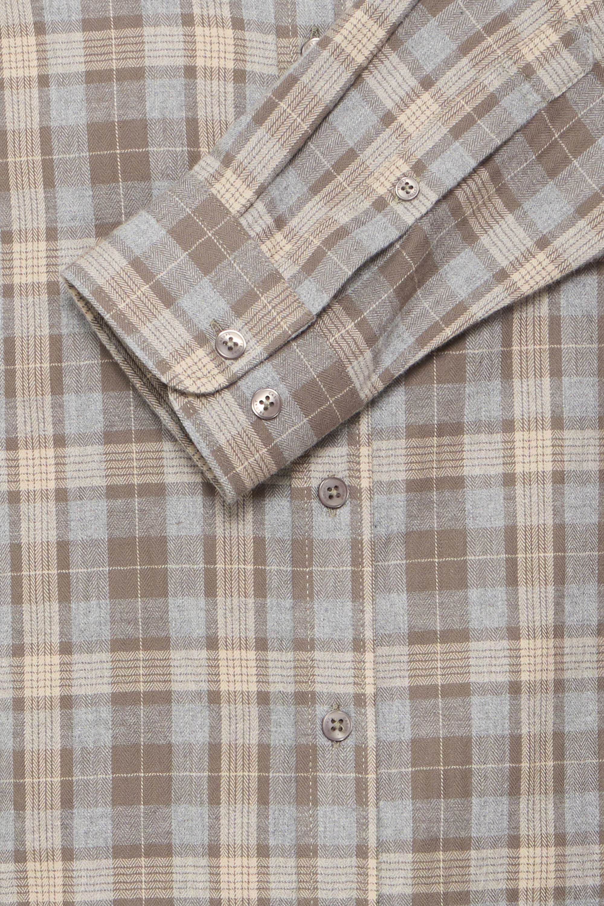 CFANTONS 0159 checked brushed shirt