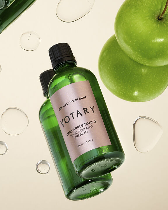 VOTARY Daily Apple Toner, Malic Acid and Prebiotic - 100 ml