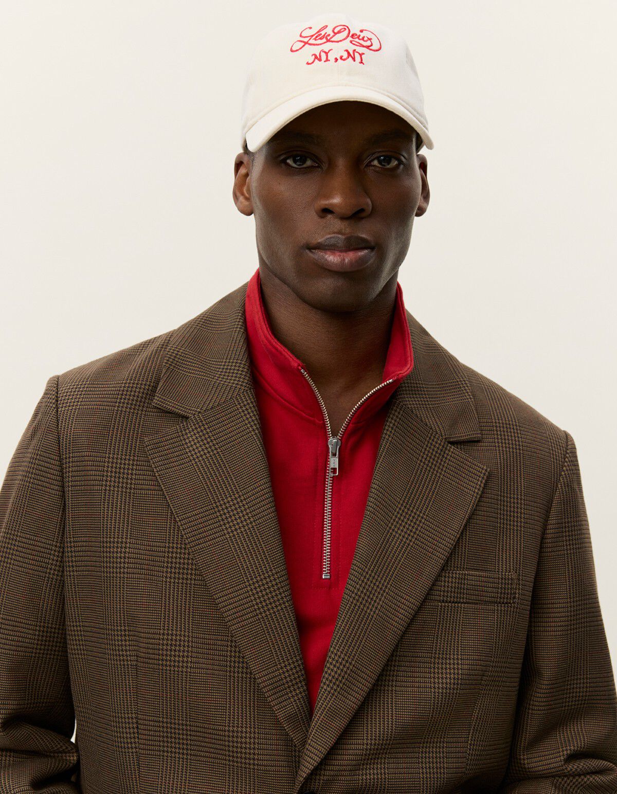 James Houndstooth Check Blazer