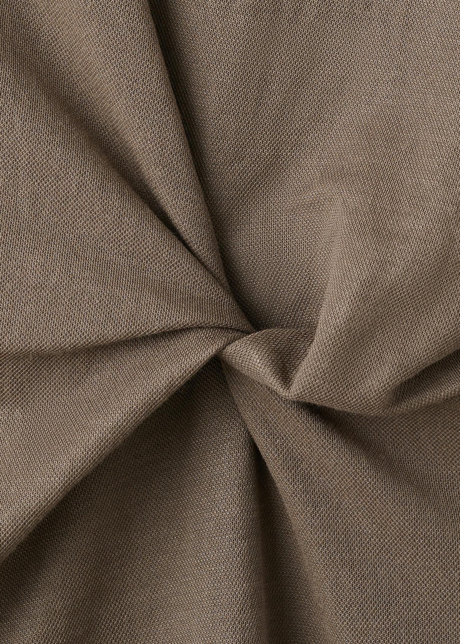 Side gathered details dress