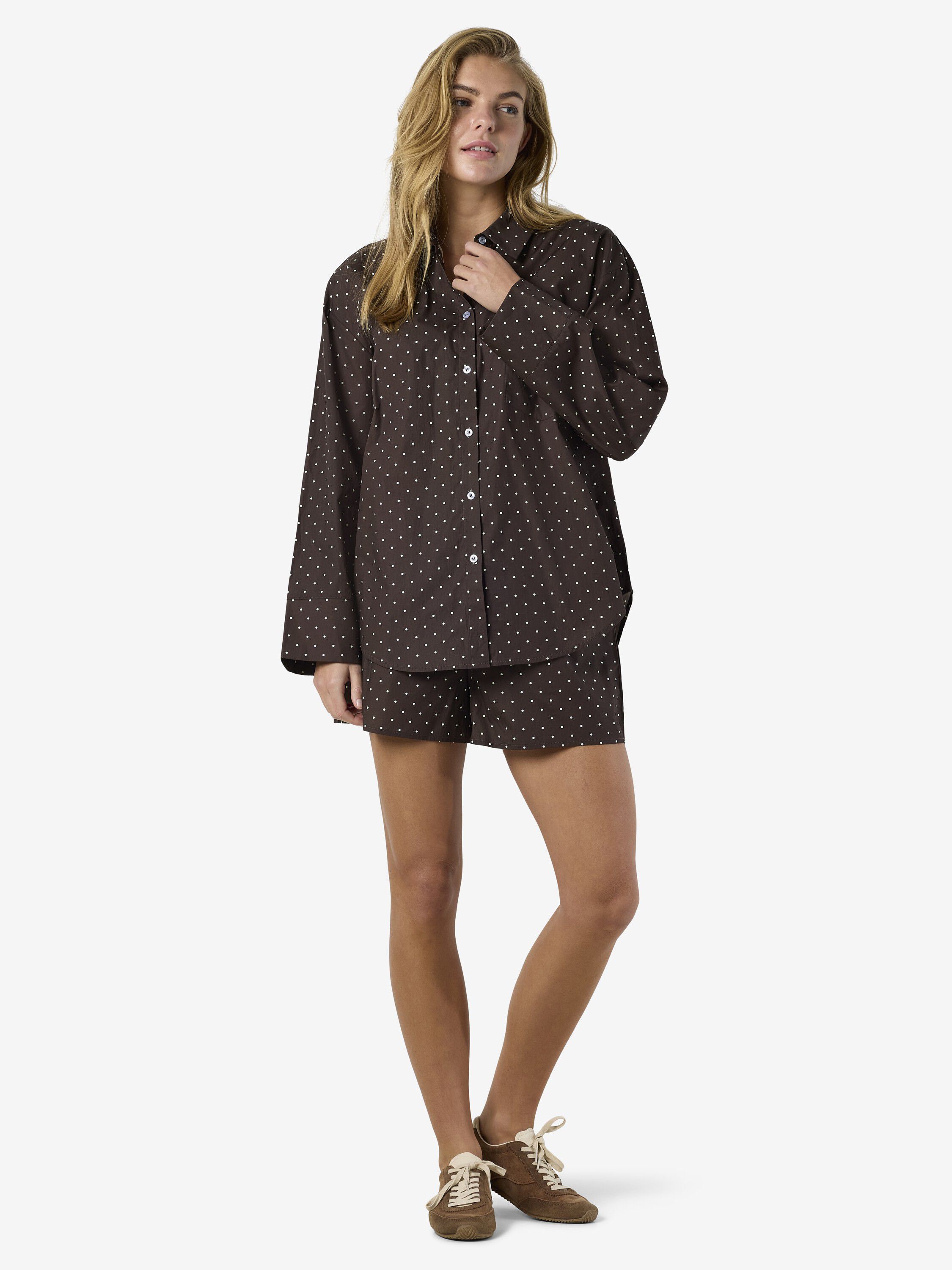 NMFRIDA L/S BUTTON SHIRT WVN BOX