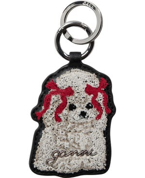 Dog Bow Keyring
