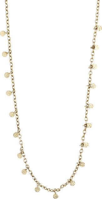 Halsk&aelig;de : Panna : Guldbelagt