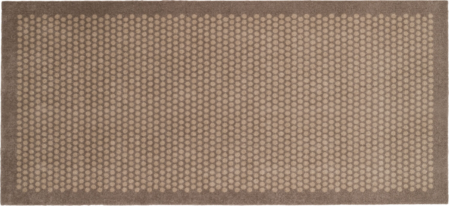 L&oslash;ber 90x200 cm, dot sand/beige