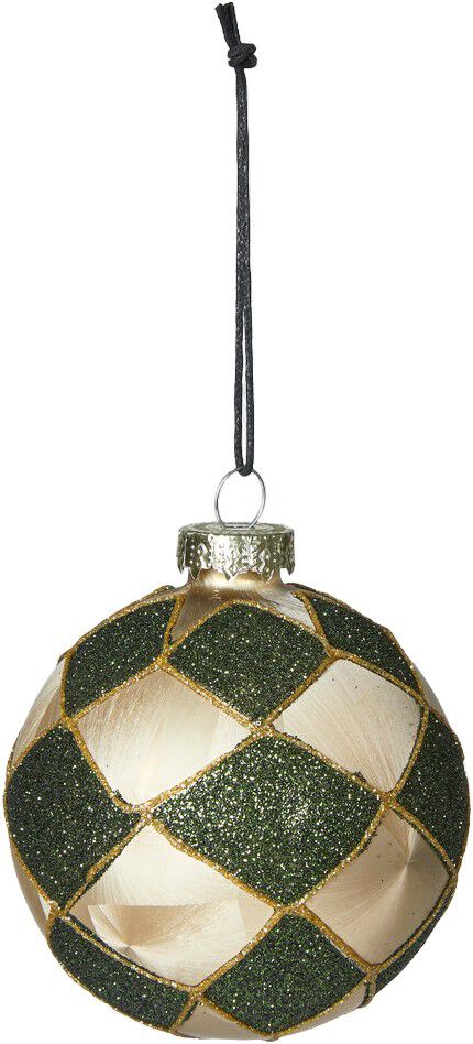 Julekugle D8cm glas