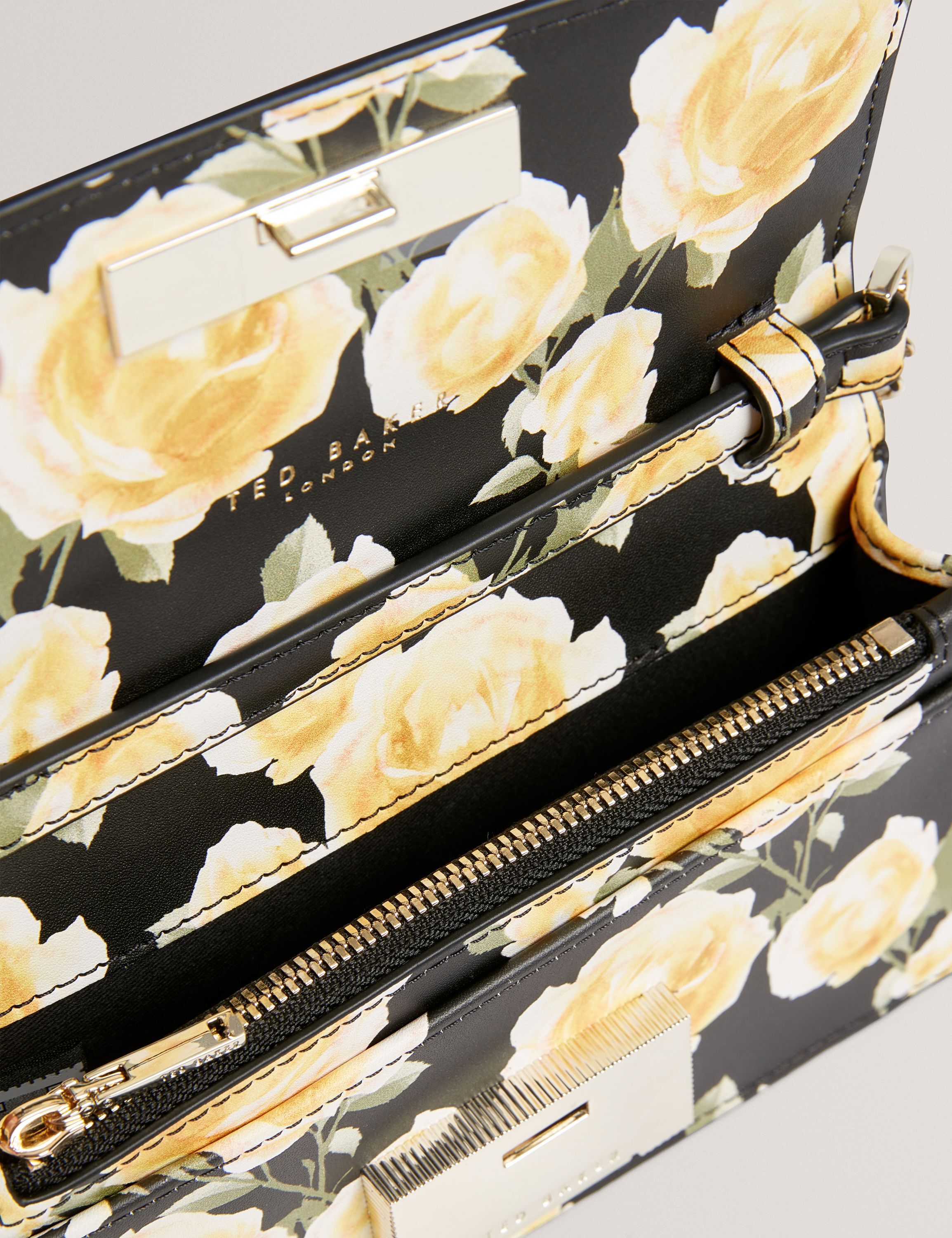 MAHIRYA Printed Lock Purse on a Cha