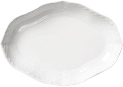 Hvid Halvblonde 22 cm. asiet