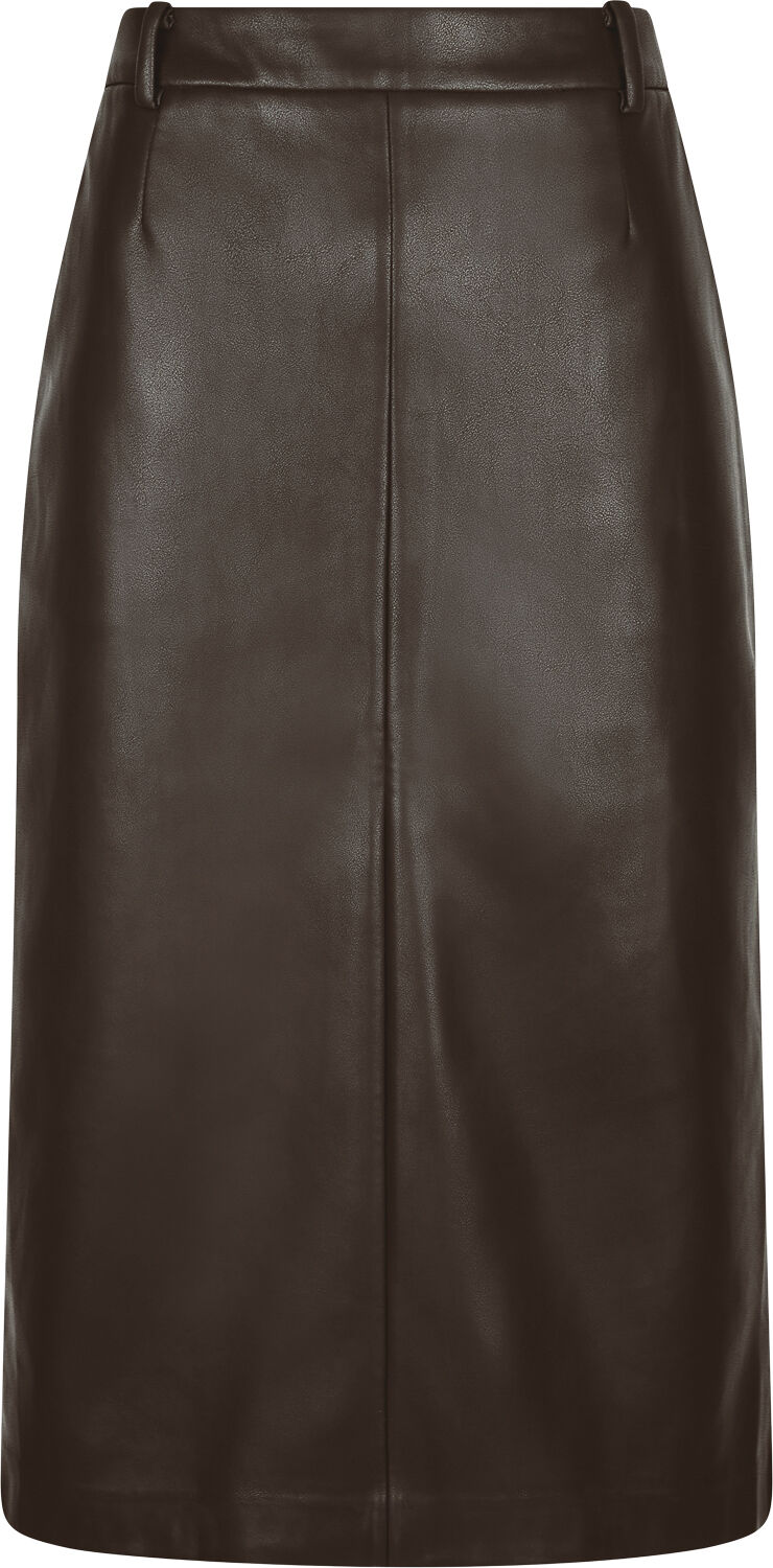 Nettie Faux Leather Skirt