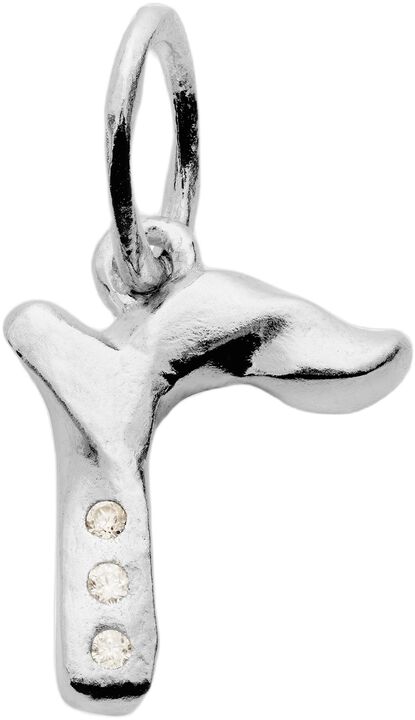 Alphabet Pendant Silver