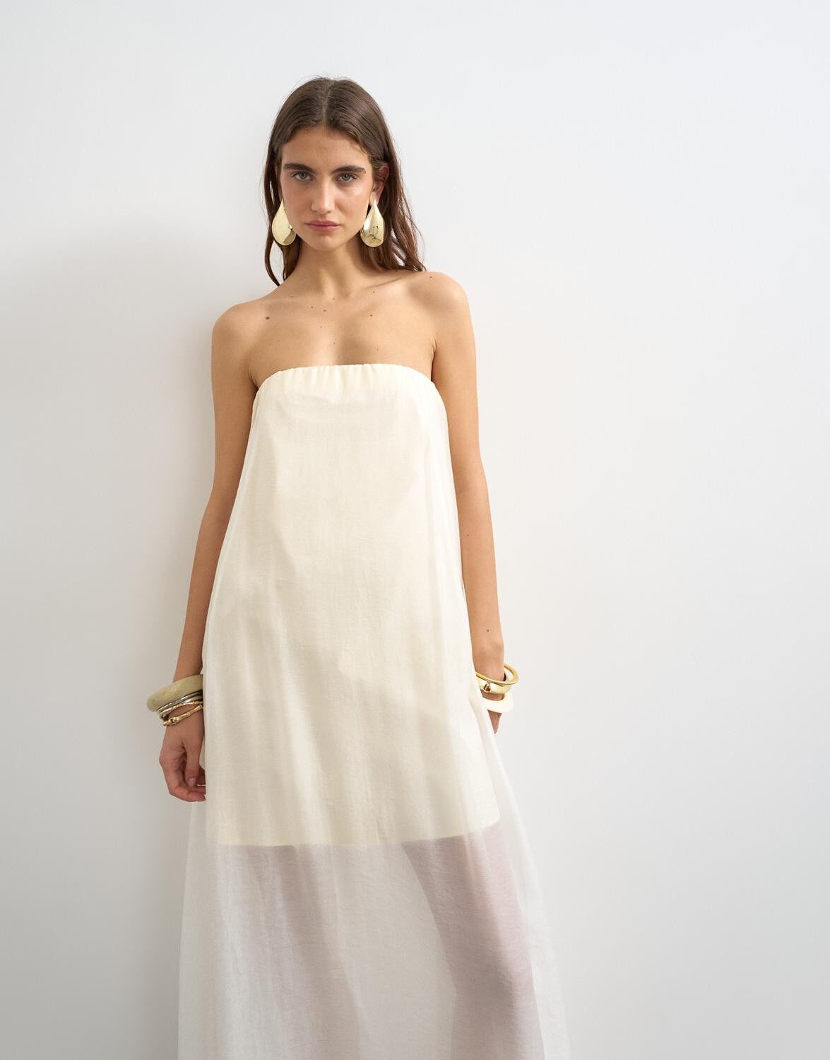 TSCALI LAYERED MAXI DRESS WVN