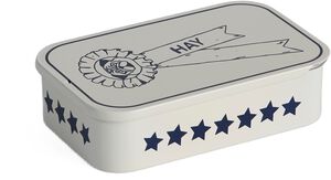 HAY Dogs Treat Tin-Small-Blue and w