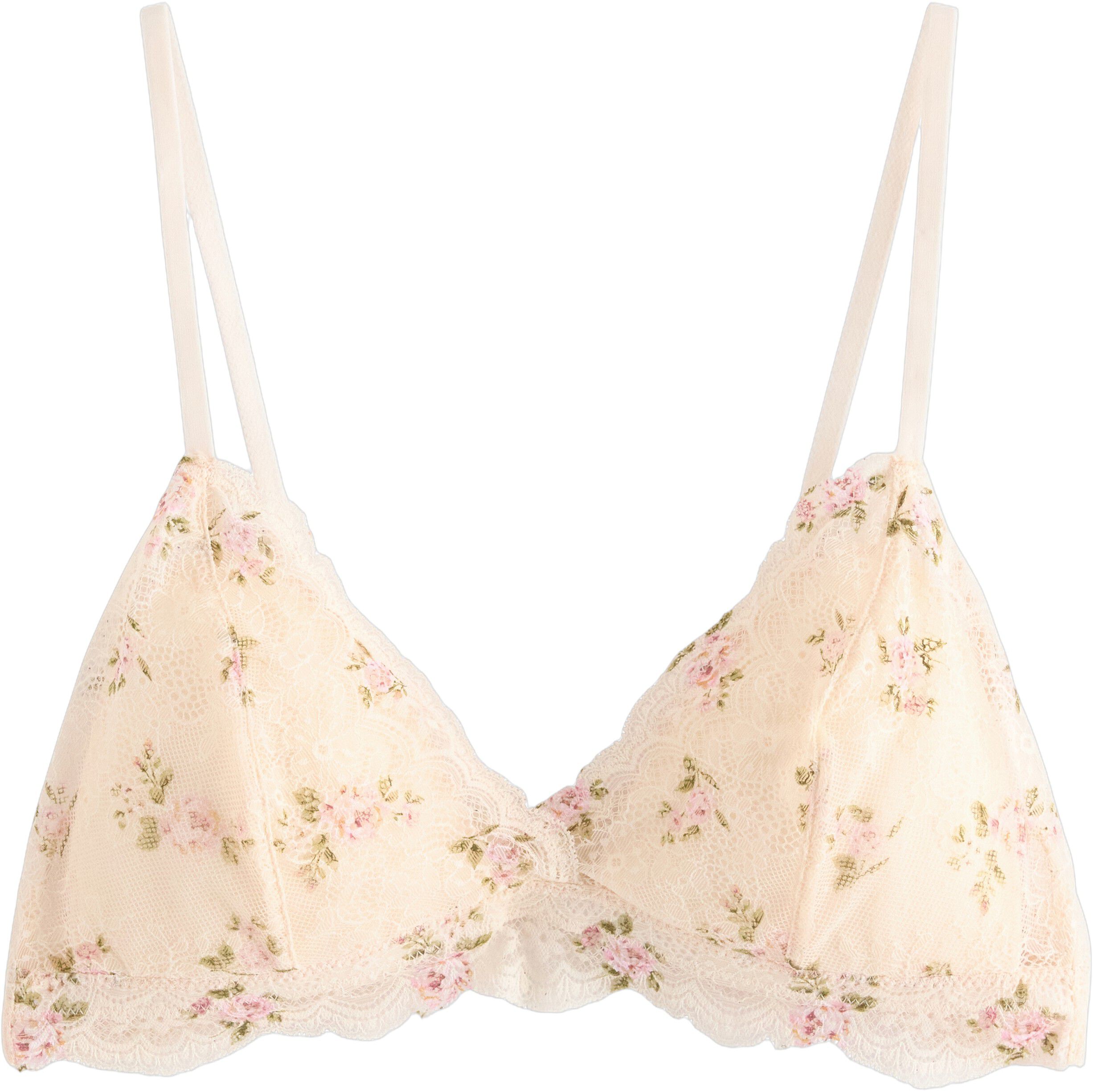 Soft padded bralette in lace with s