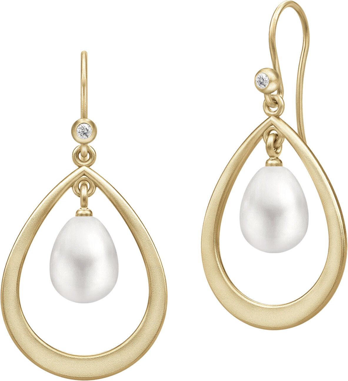 Afrodite droplet earring - Gold