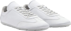 Satin lace-up sneakers