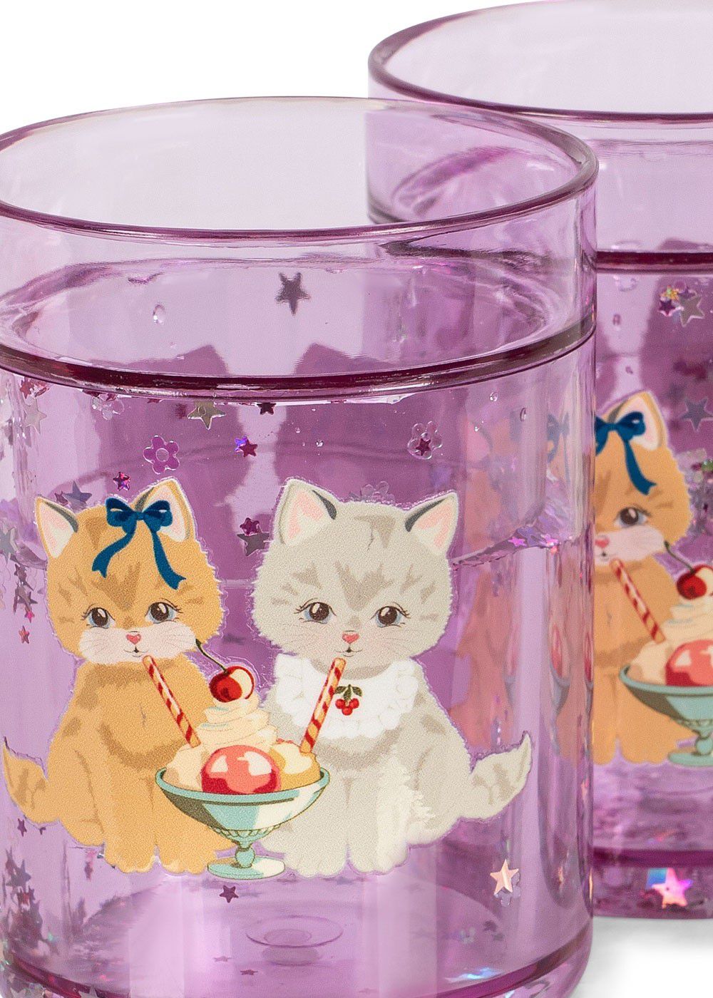 2 PACK GLITTER CUPS