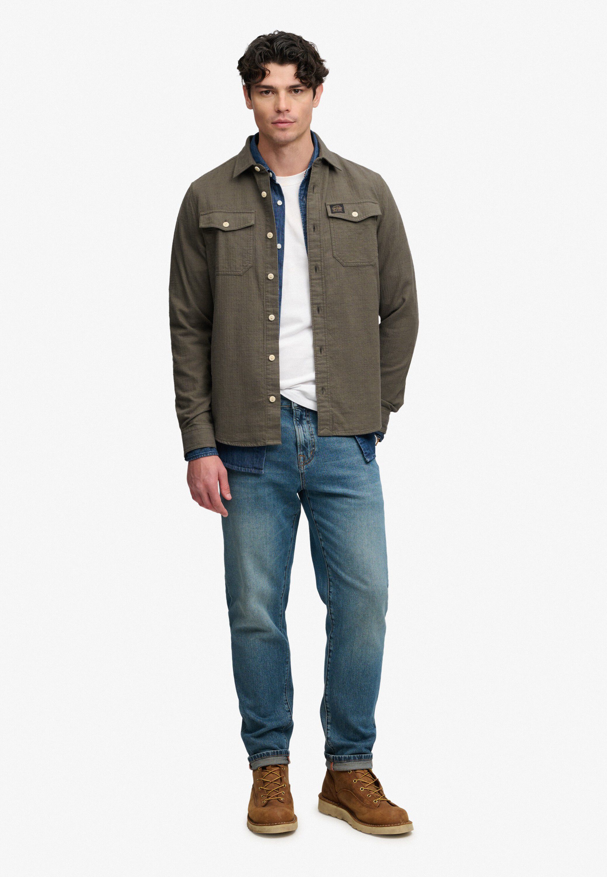 HERRINGBONE WORKWEAR SHIRT