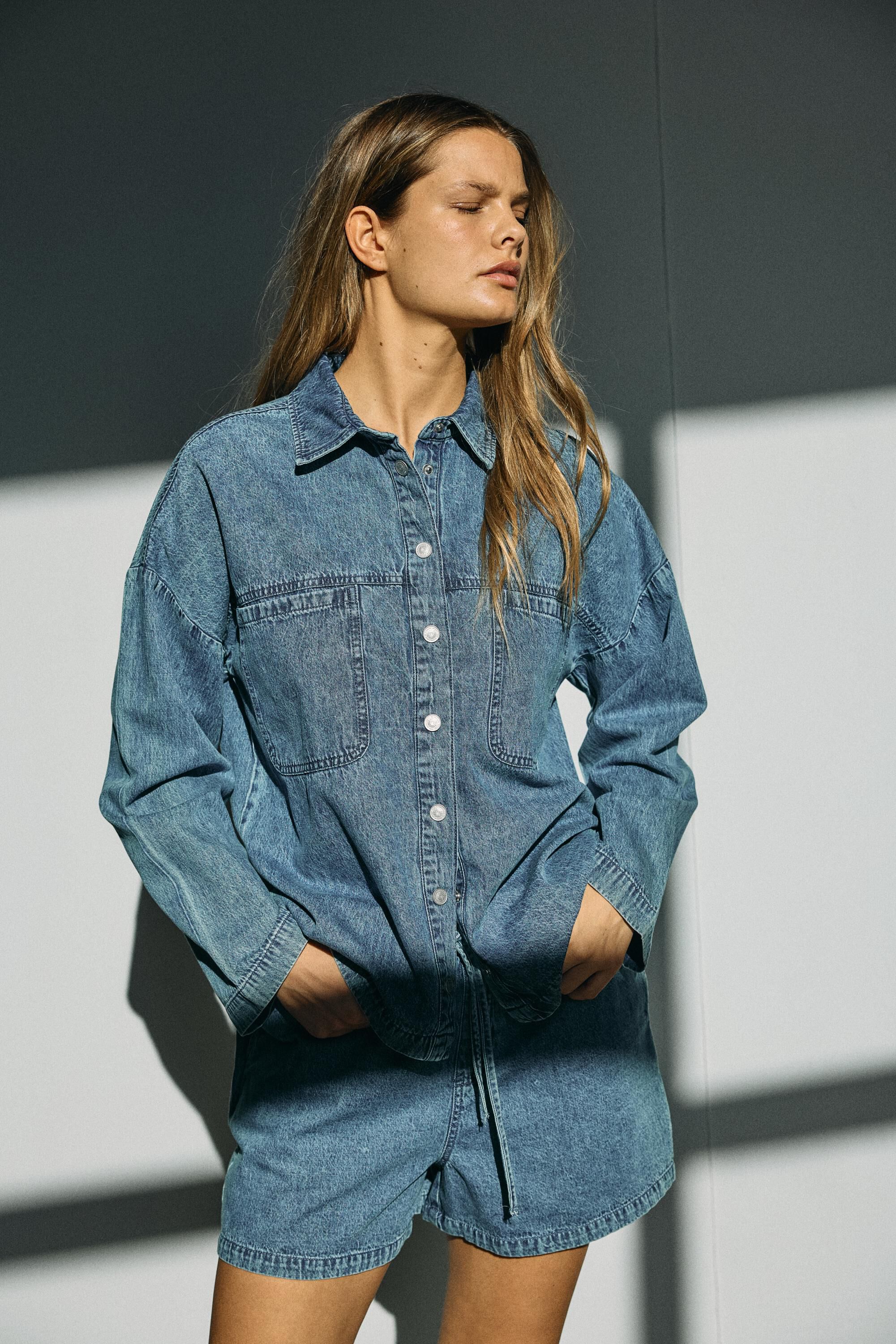 Oversize-skjorte Nmenza L/S, Mg004Mb Noos