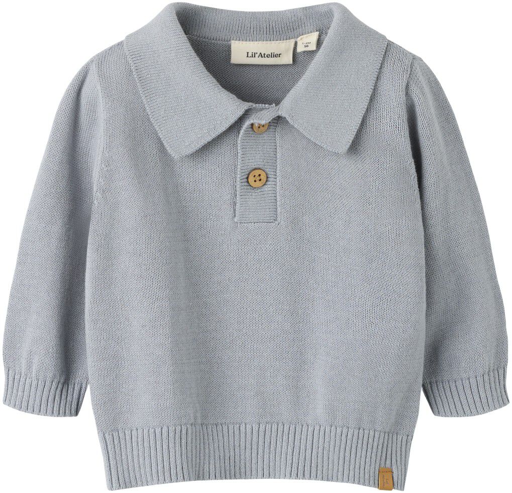 Nbmhitos Loose Ls Polo Knit Lil