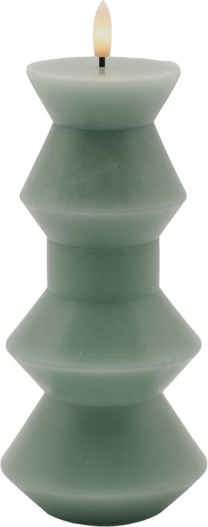 Nordisk Skulptur, Sille Geometri &Oslash;9,2x20,3 cm, Sandy Green