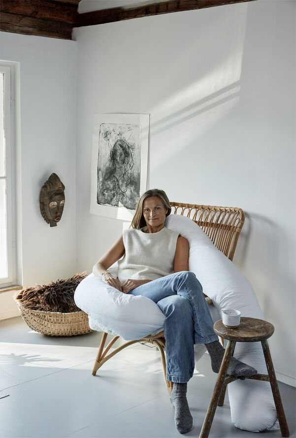 Fossflakes U-Pillow, SR incl. White Jersey Cover