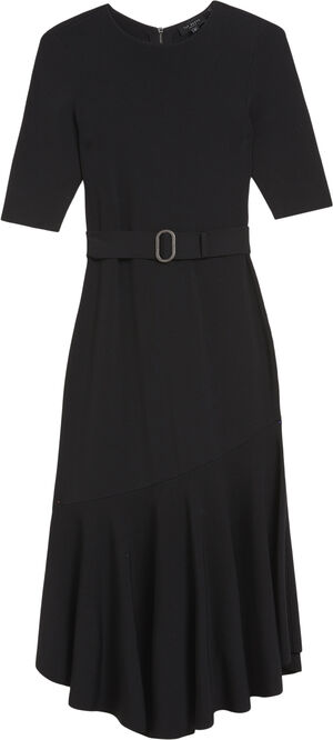 SAMALEE Knitted Midi Dress With Fli