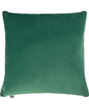 VELVET/DARK GREEN, PYNTEPUDE 47x47 CM