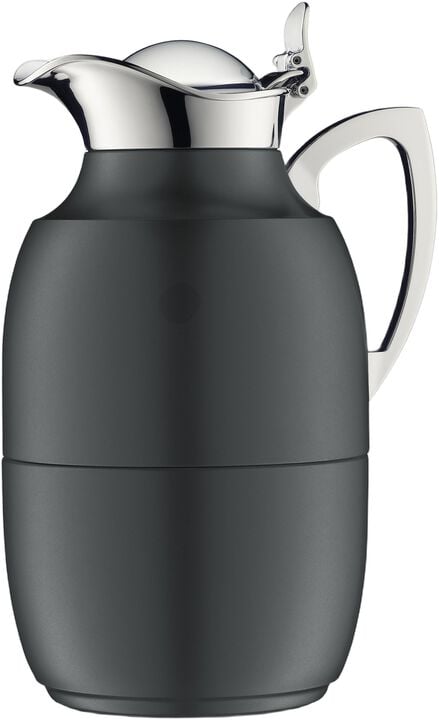 Termokande Juwel 1 liter Mat sort Rustfrit stål
