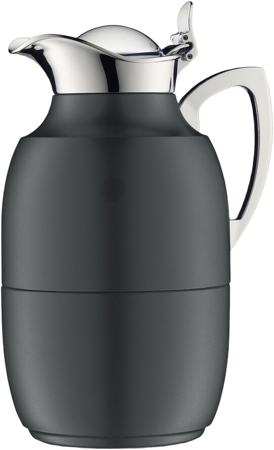 Termokande Juwel 1 liter Mat sort Rustfrit stål