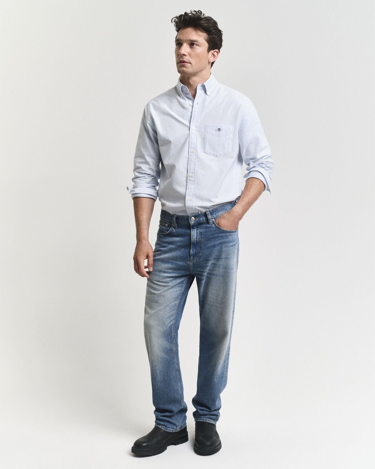 REG CLASSIC OXFORD STRIPE SHIRT