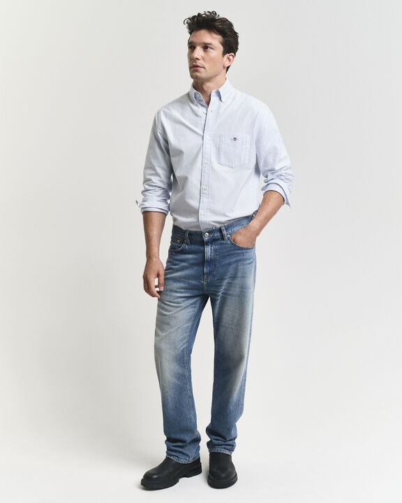 REG CLASSIC OXFORD STRIPE SHIRT