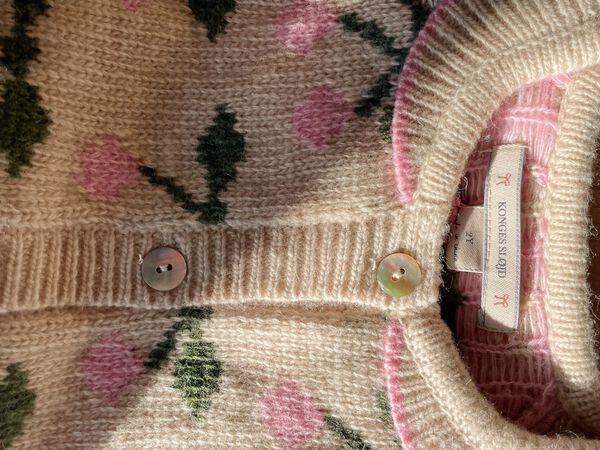 BELOU KNIT COLLAR CARDIGAN