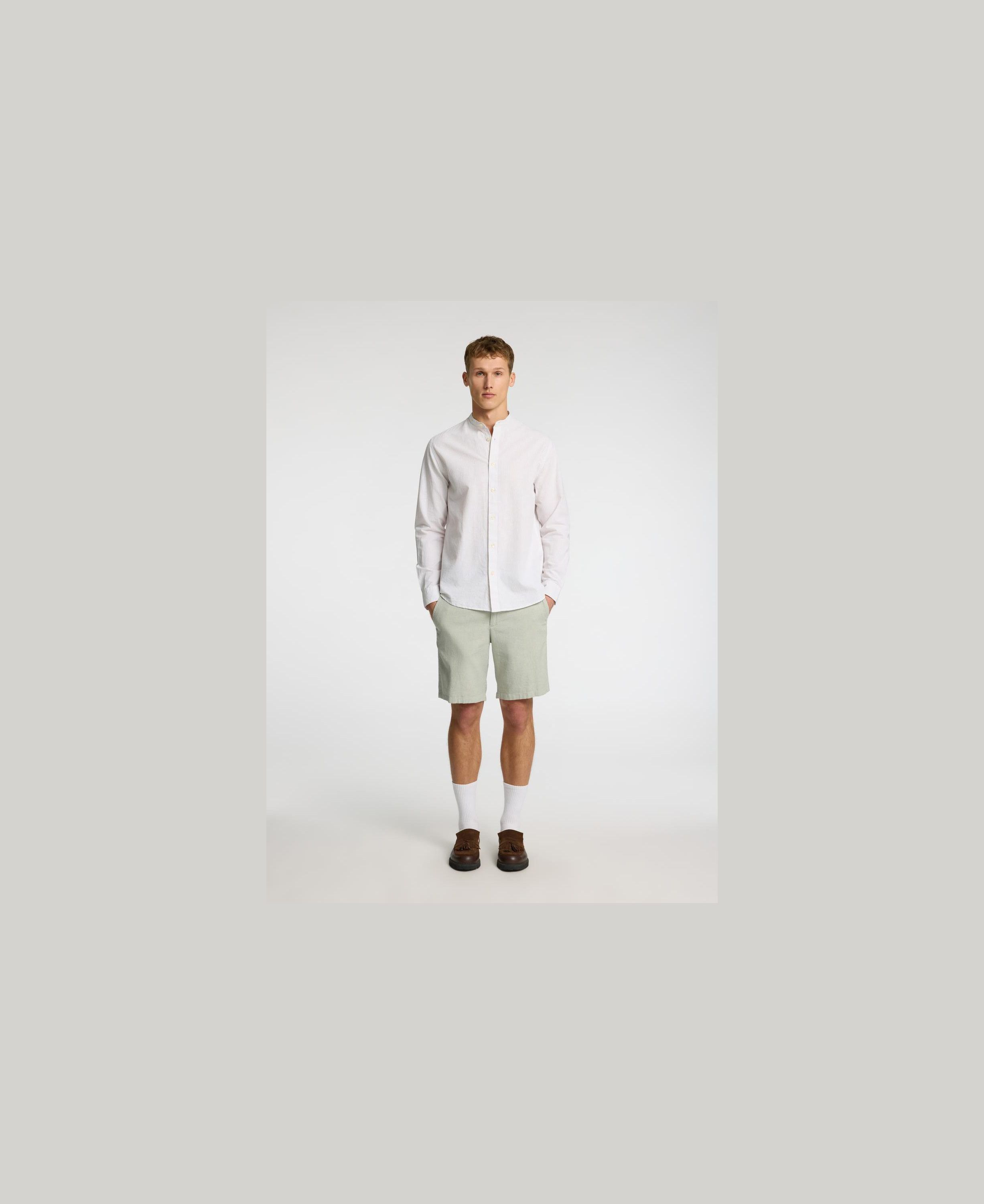 SLHREGULAR-BRODY LINEN SHORTS NOOS