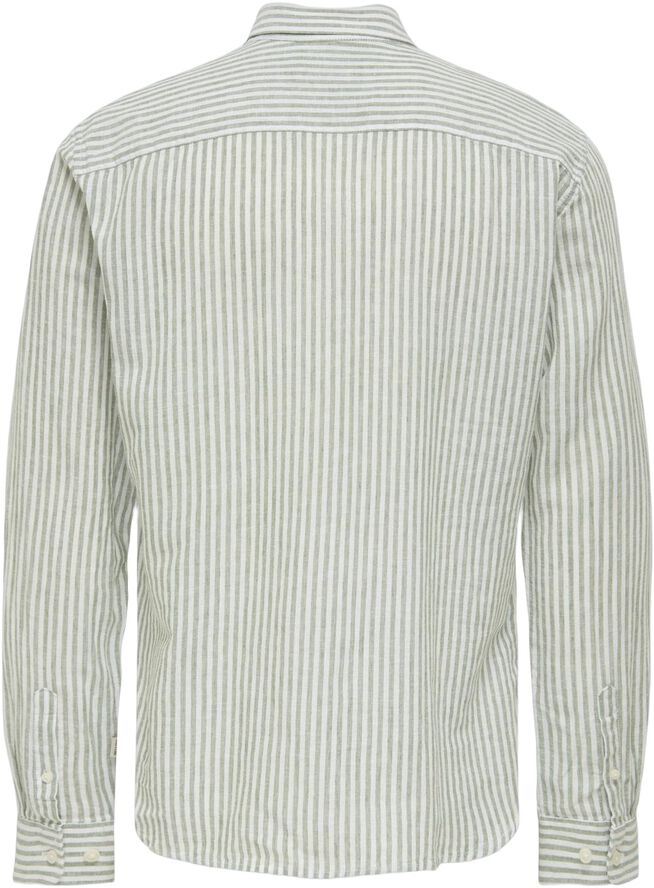 ONSCAIDEN LIFE LS STRIPE LINEN 660