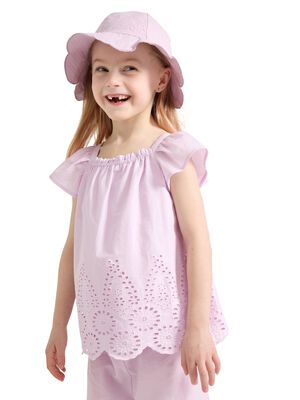 Top with frill shiffly embo