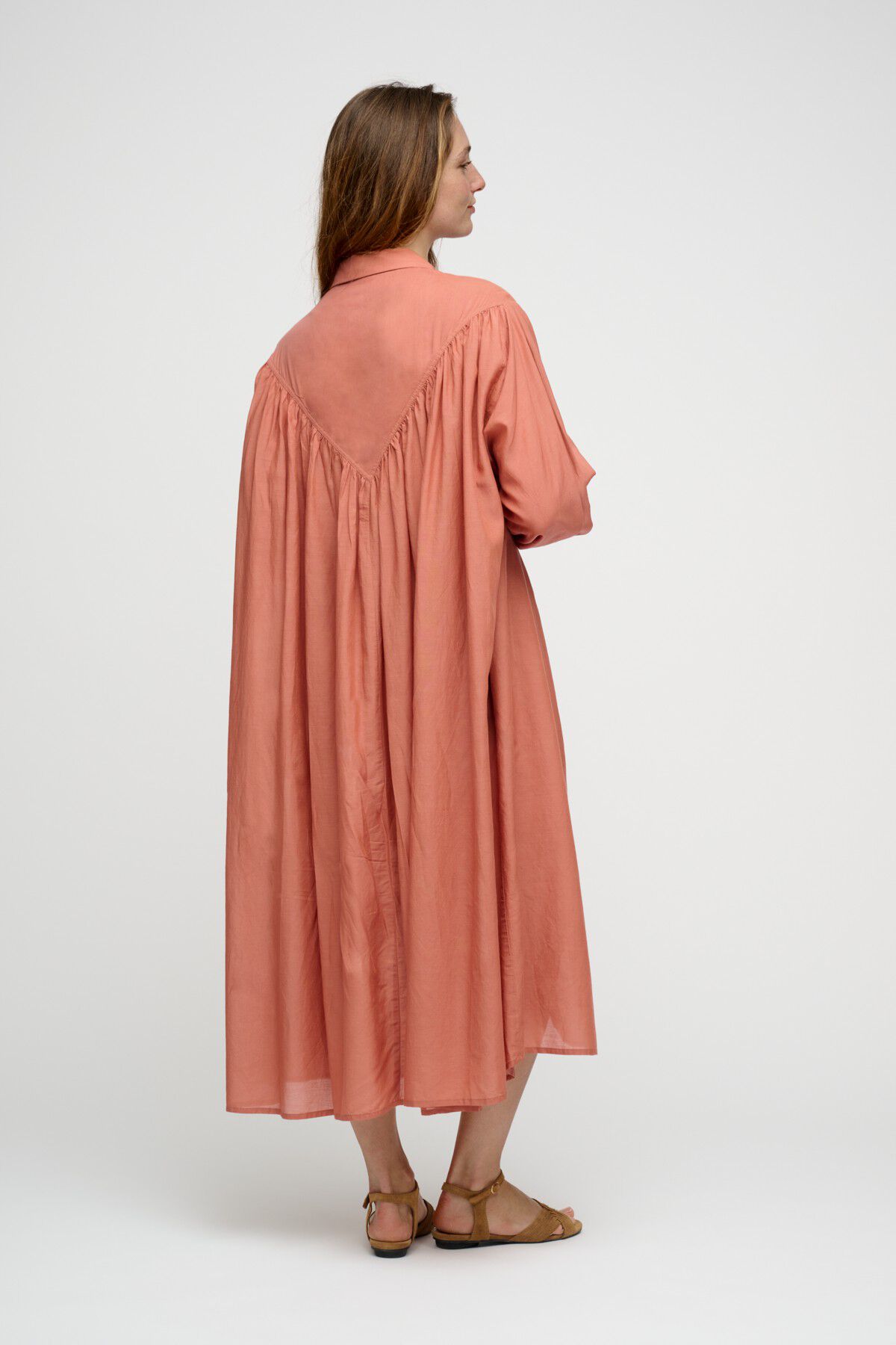 golden shirtdress