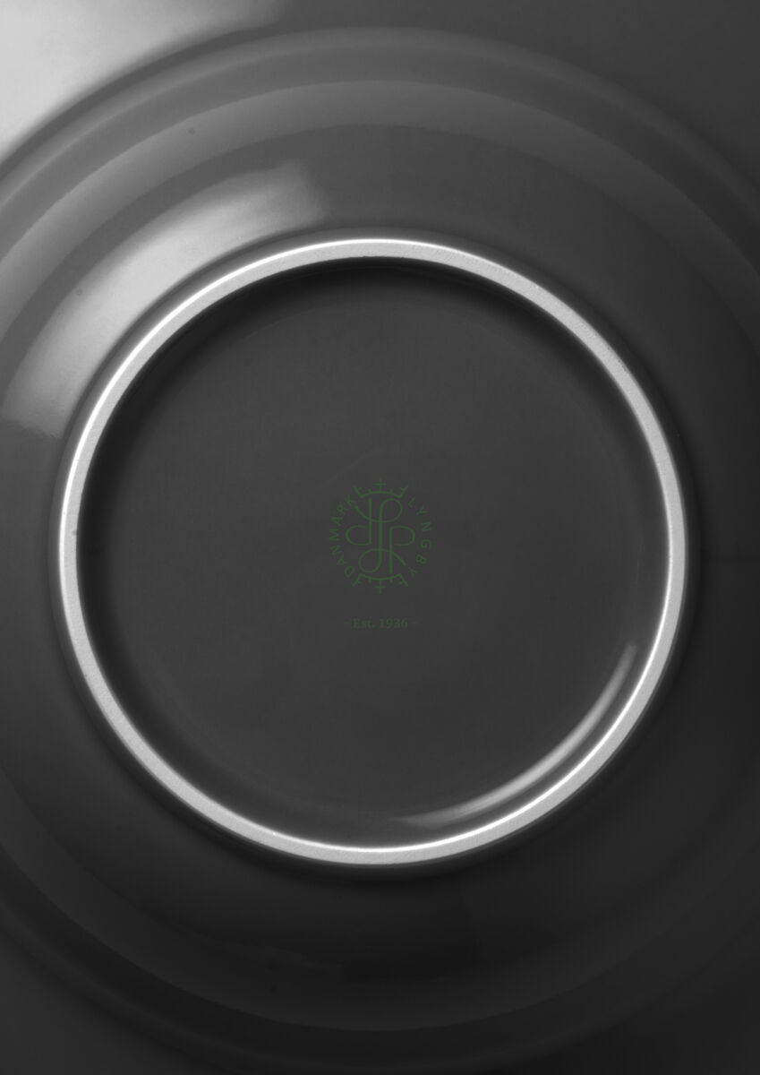 Rhombe Earth Dyb tallerken &Oslash;24. 5 cm slate