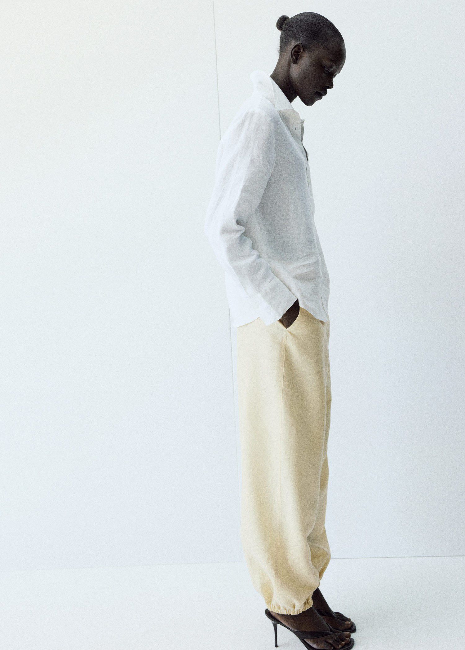 Pocket linen shirt