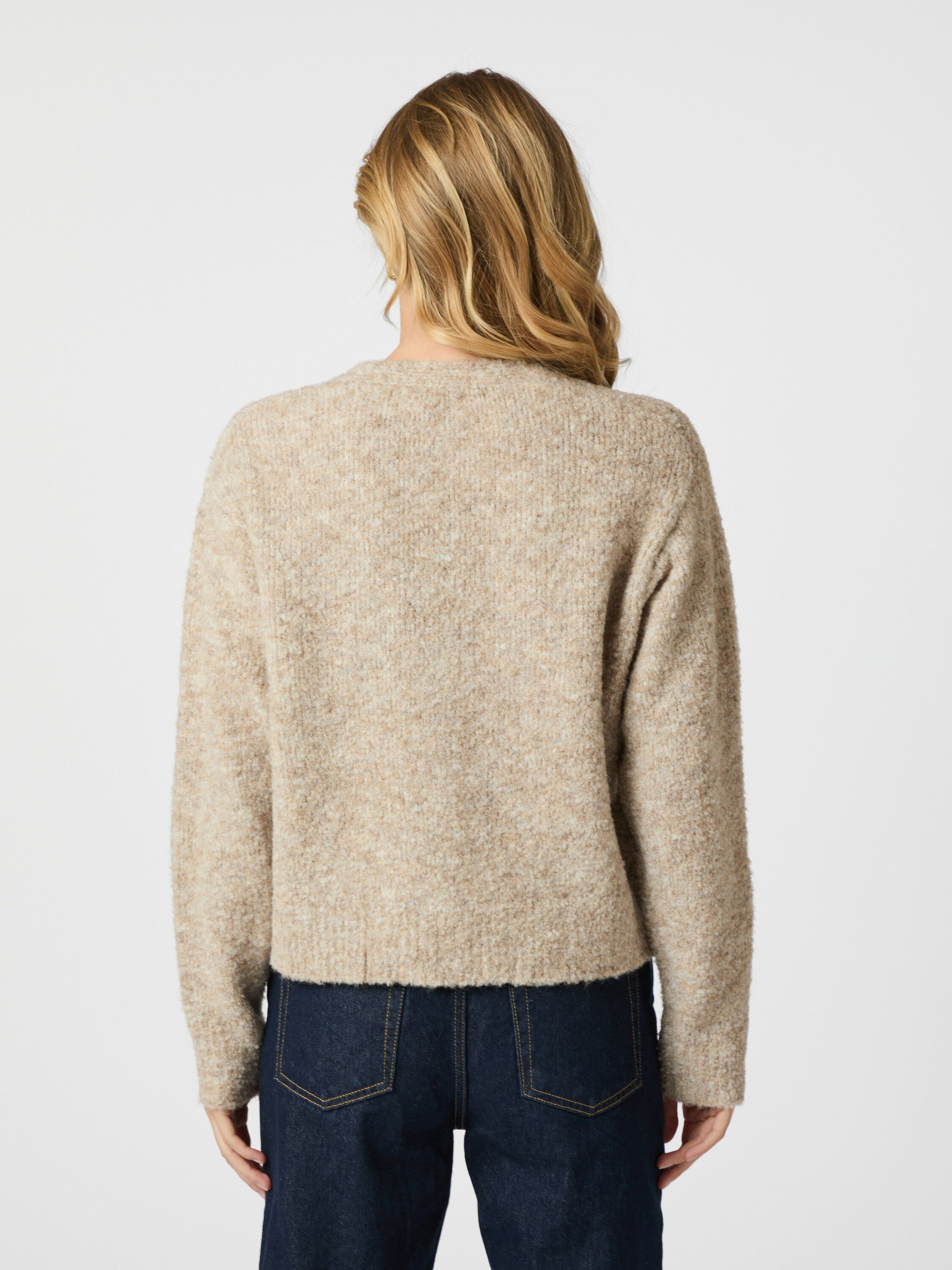 Lavanda Boucle Knit Cardigan