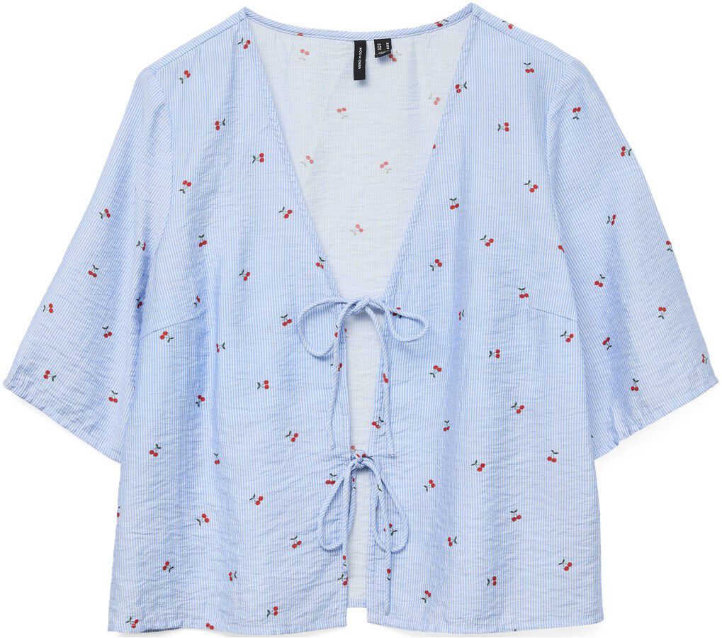 VMODETTE 2/4 TIE TOP WVN GA