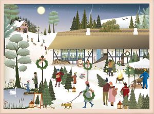 Christmas Tree Farm - puslespil med 1000 brikker