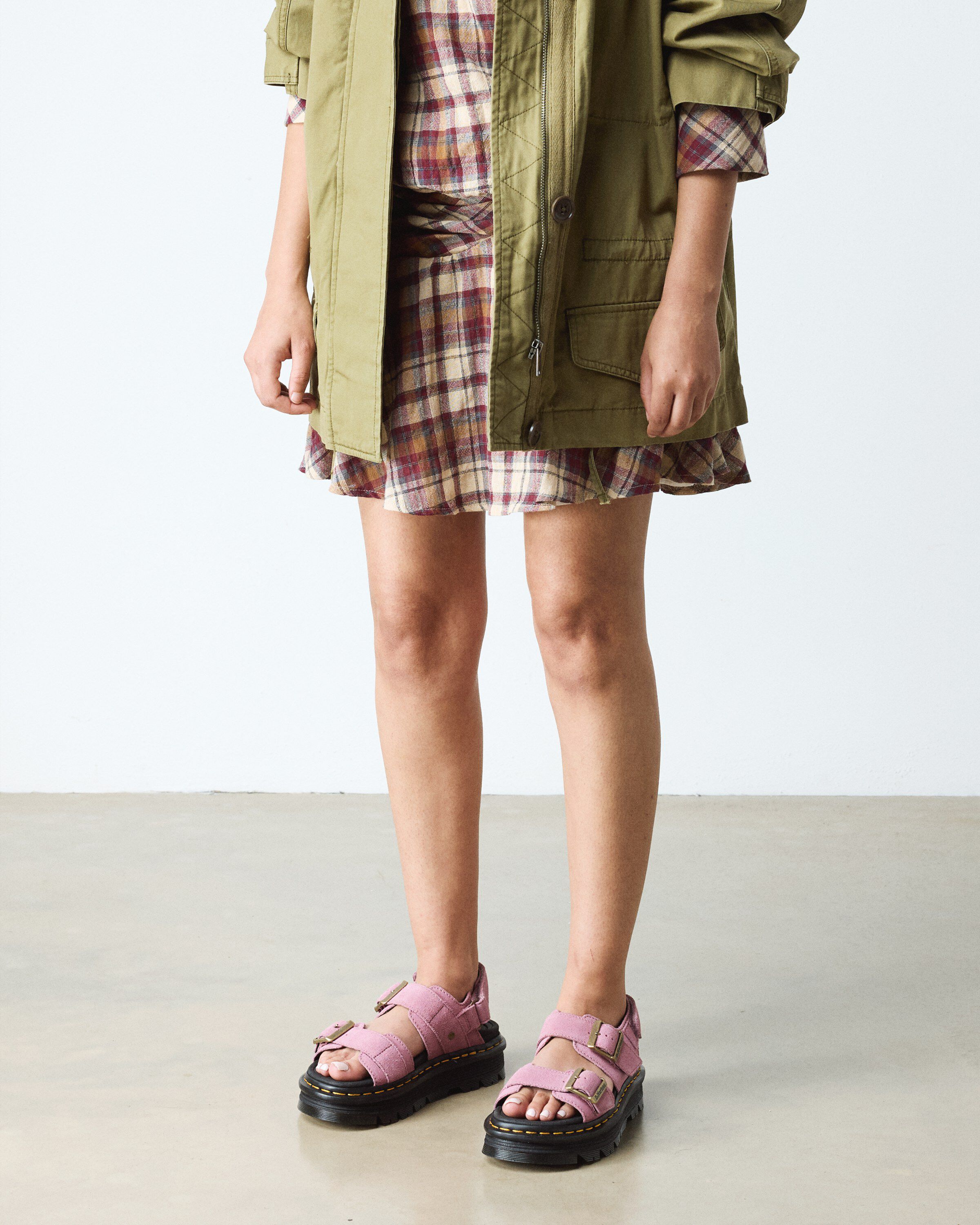 Zebzag Sandal Dusty Rose Eh Suede