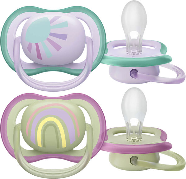 Philips Avent ultra air sut - Pakke med 2 - 0-6m girl