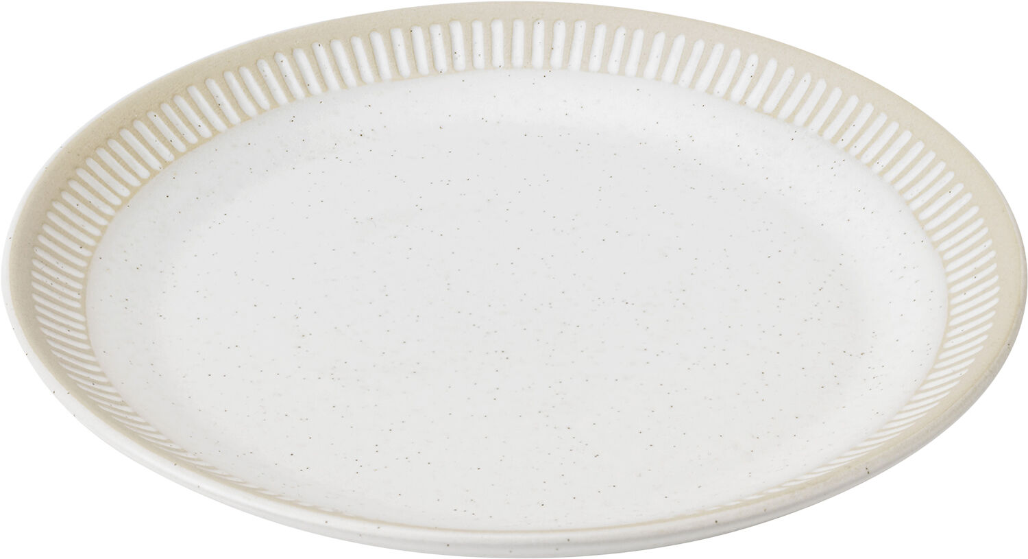 Knabstrup Colorit, tallerken, sand, &Oslash;19 cm