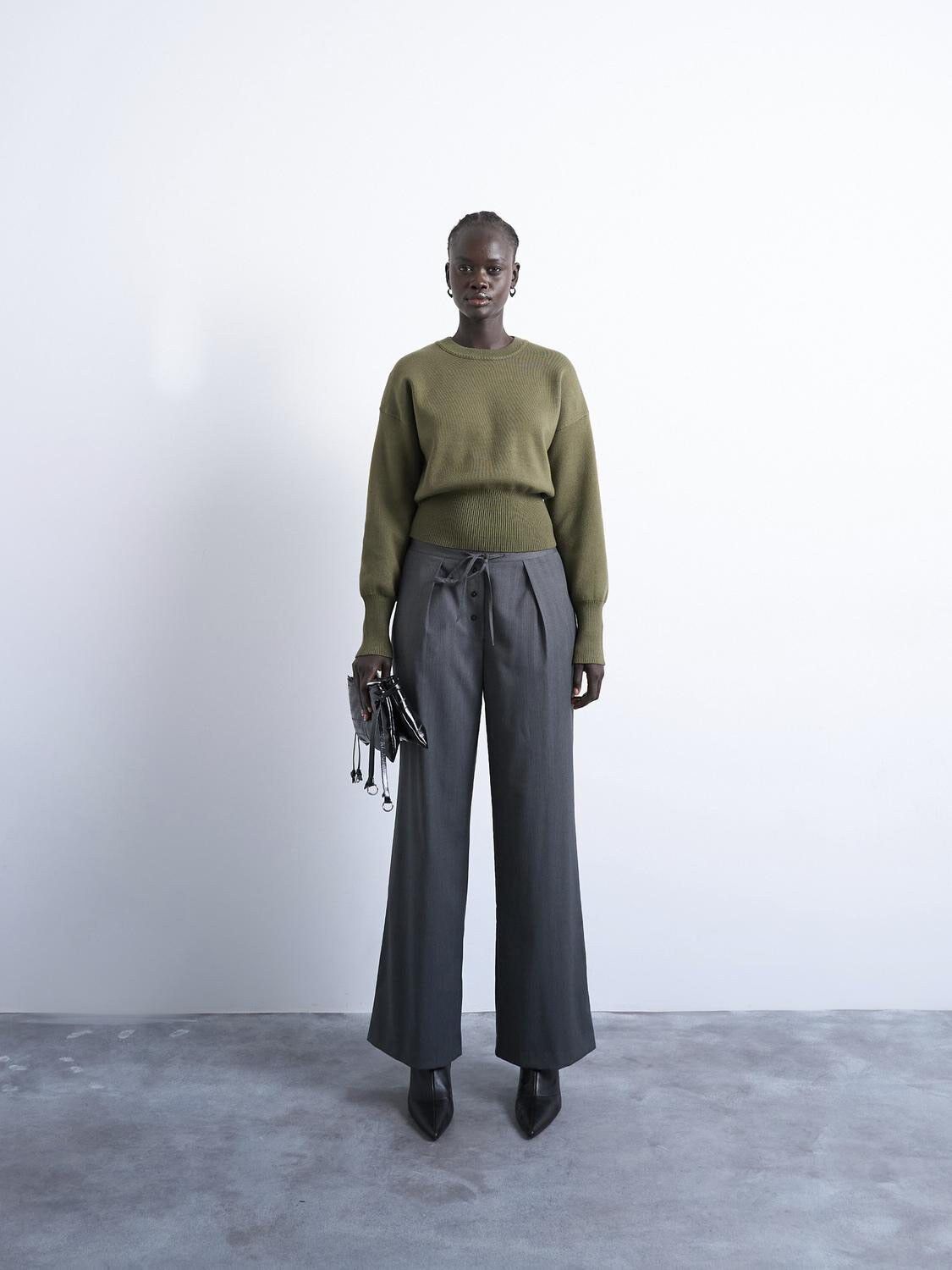 TSBELLE LS O-NECK PULLOVER - COTTON BLEND