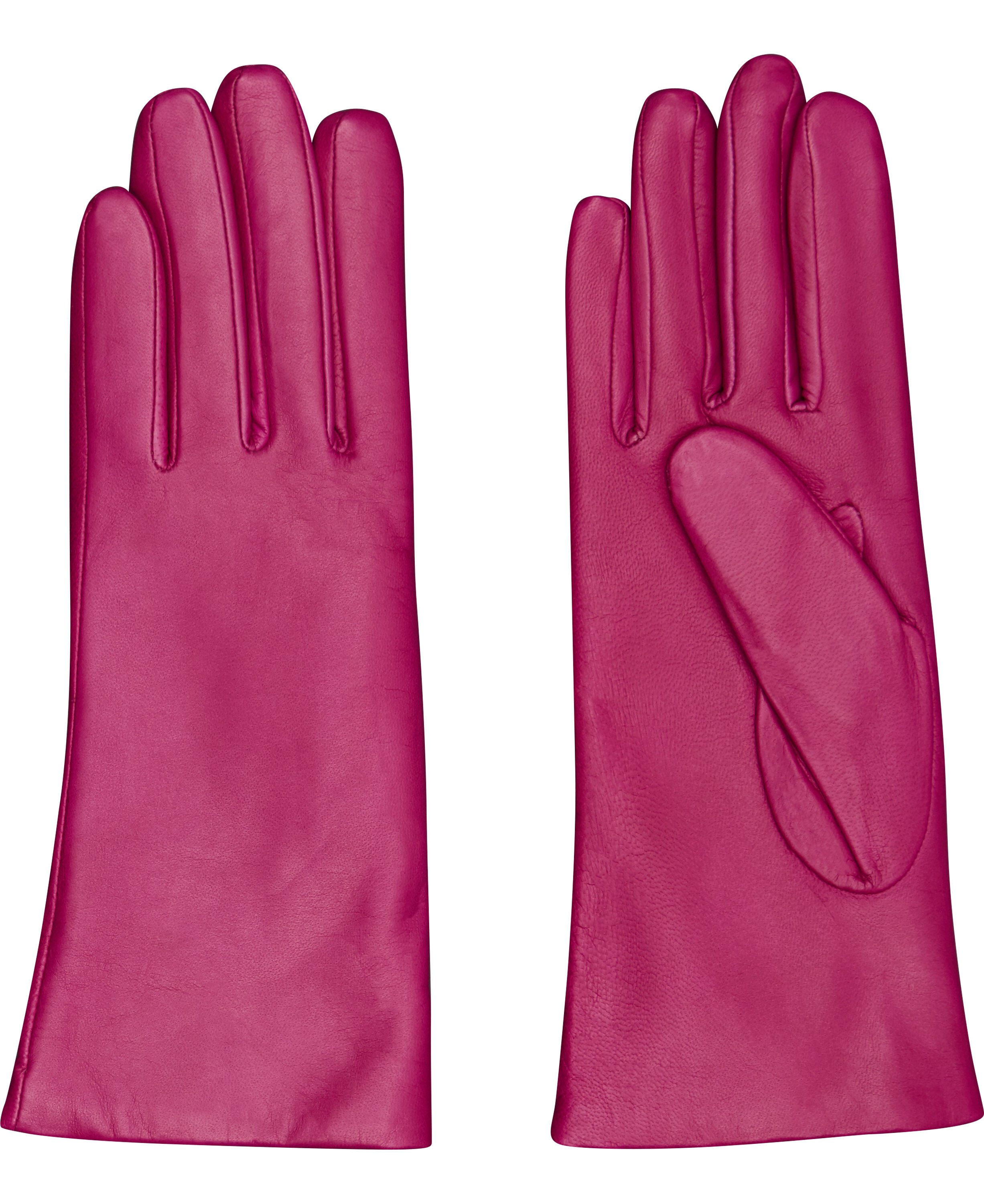 L&aelig;derhandsker med uld