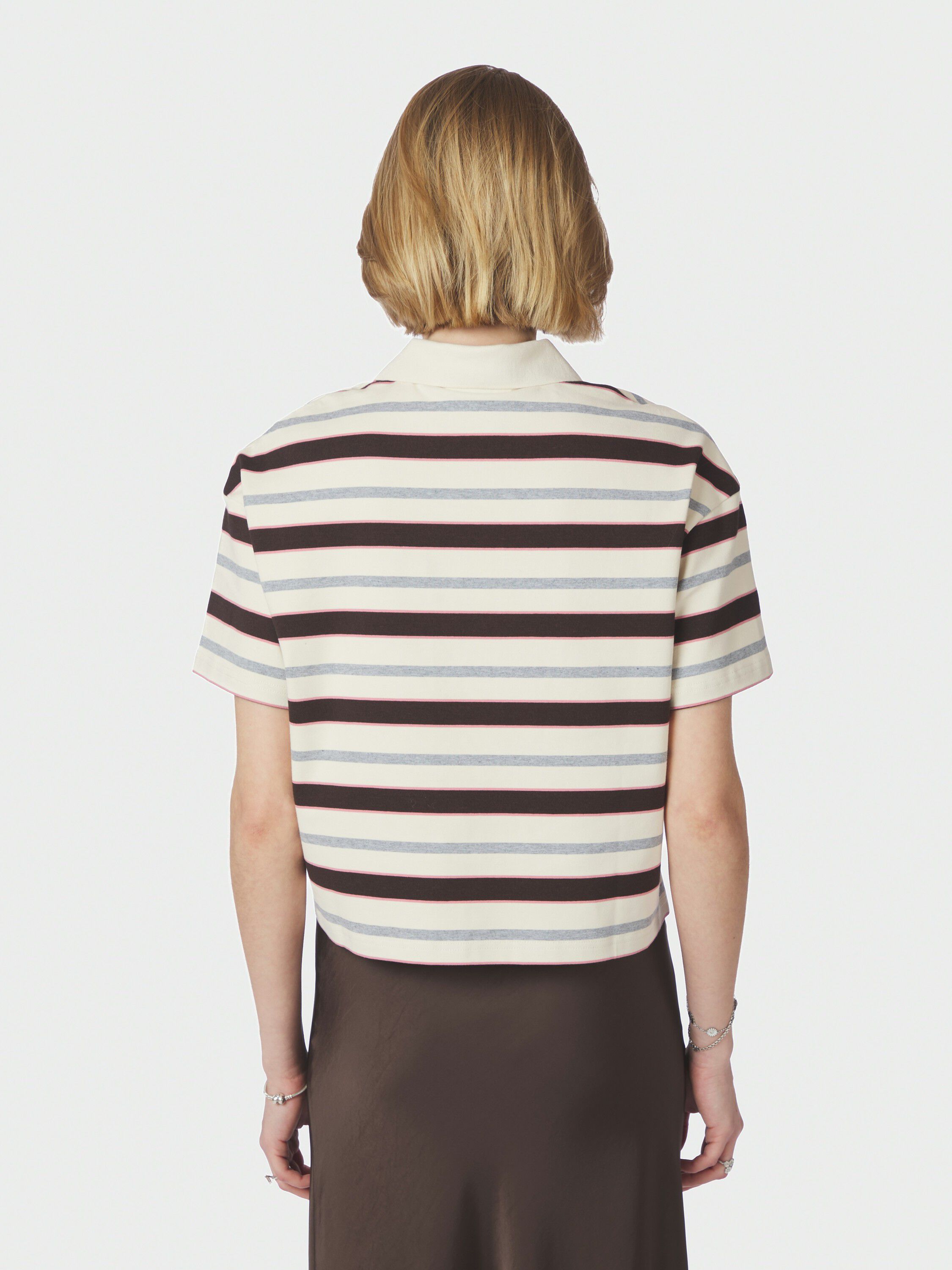 Vennera Triple Stripe Polo Tee