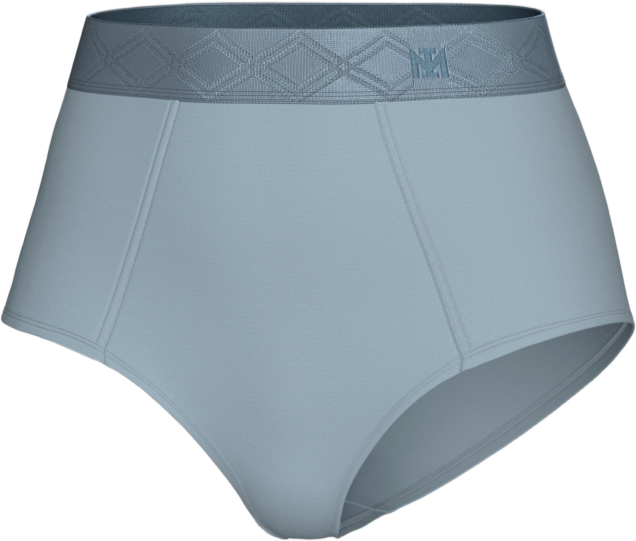 High waist panties with elastic waistband