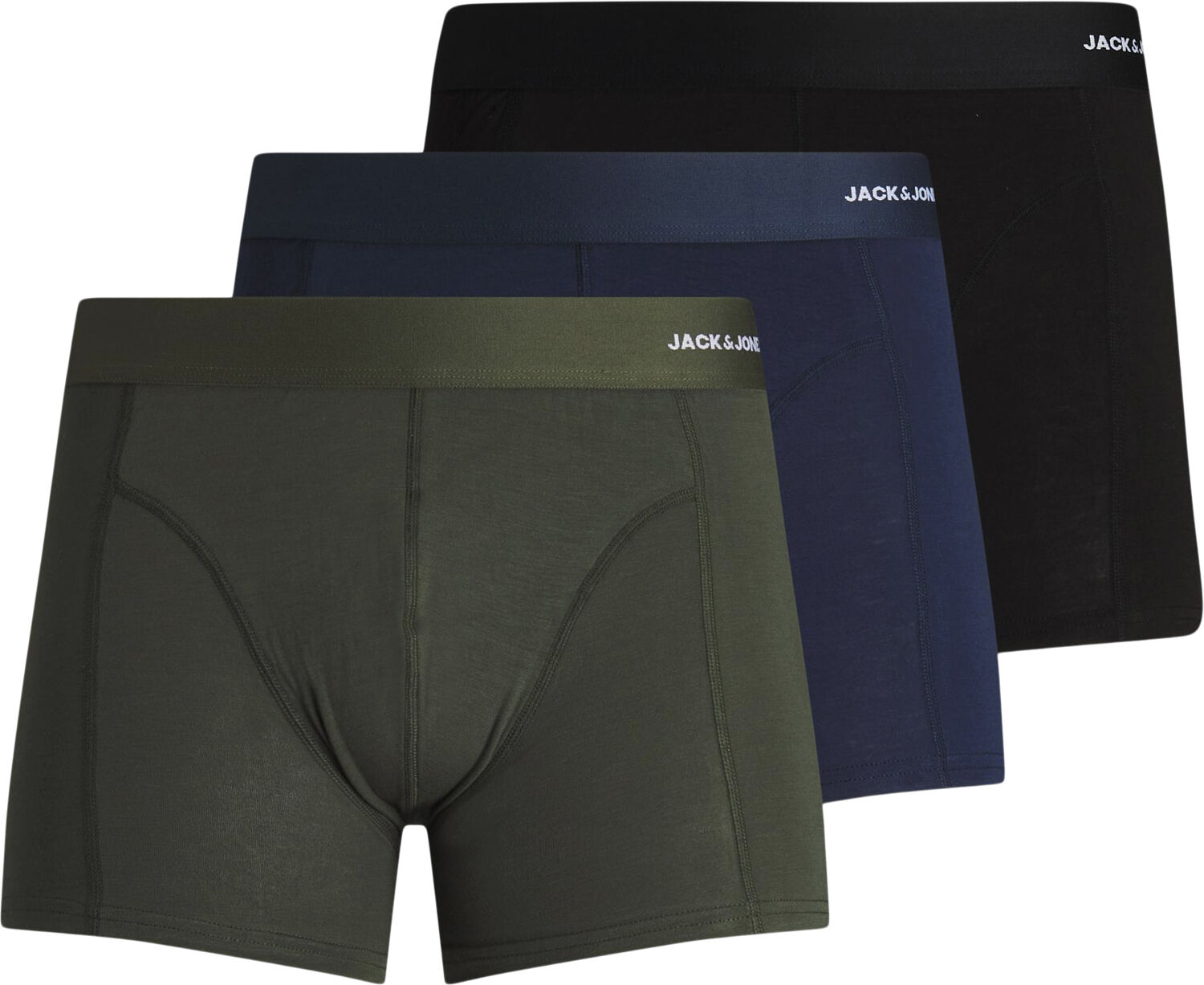 JACBASIC BAMBOO TRUNKS 3 PACK NOOS