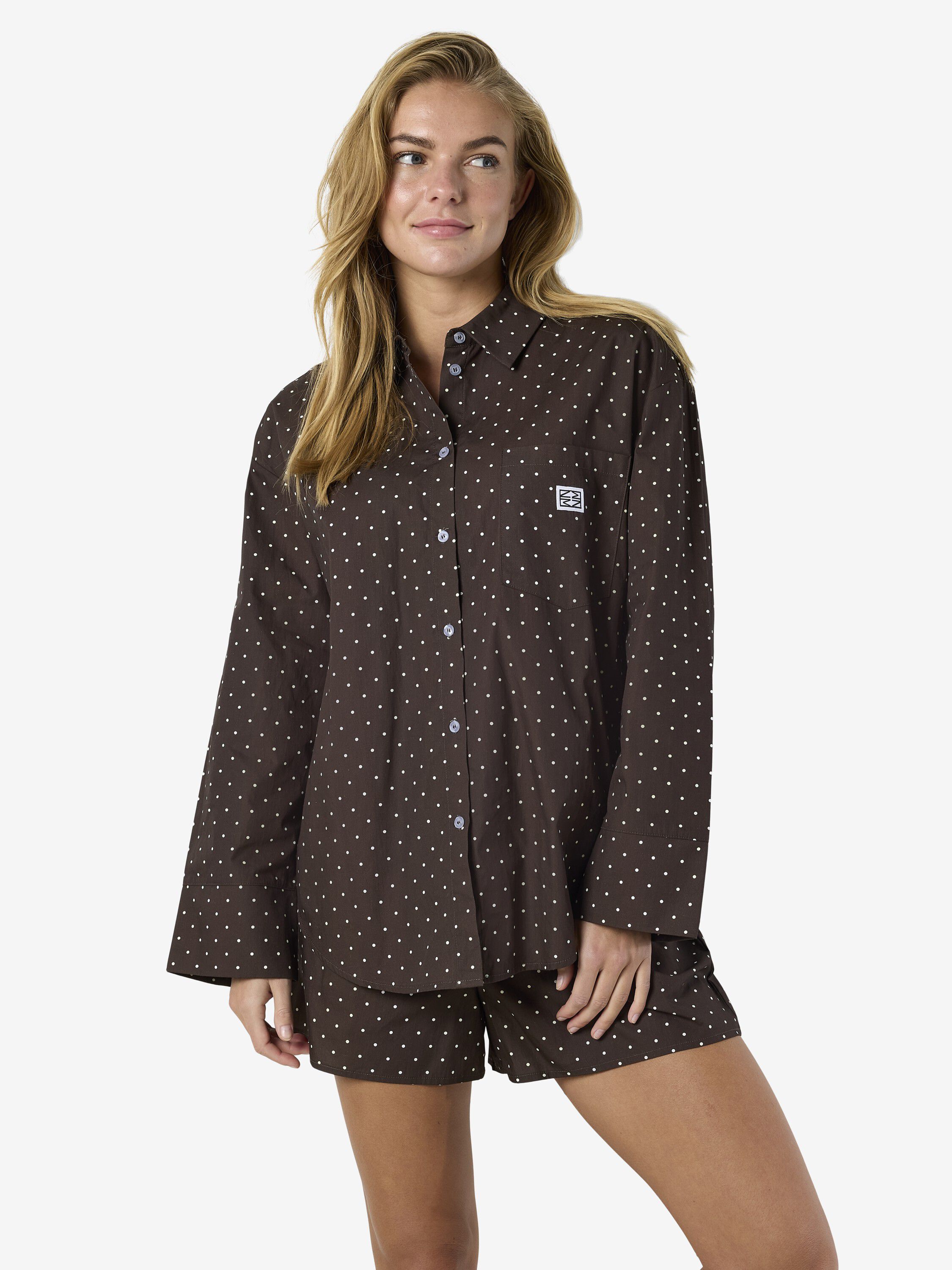 NMFRIDA L/S BUTTON SHIRT WVN BOX