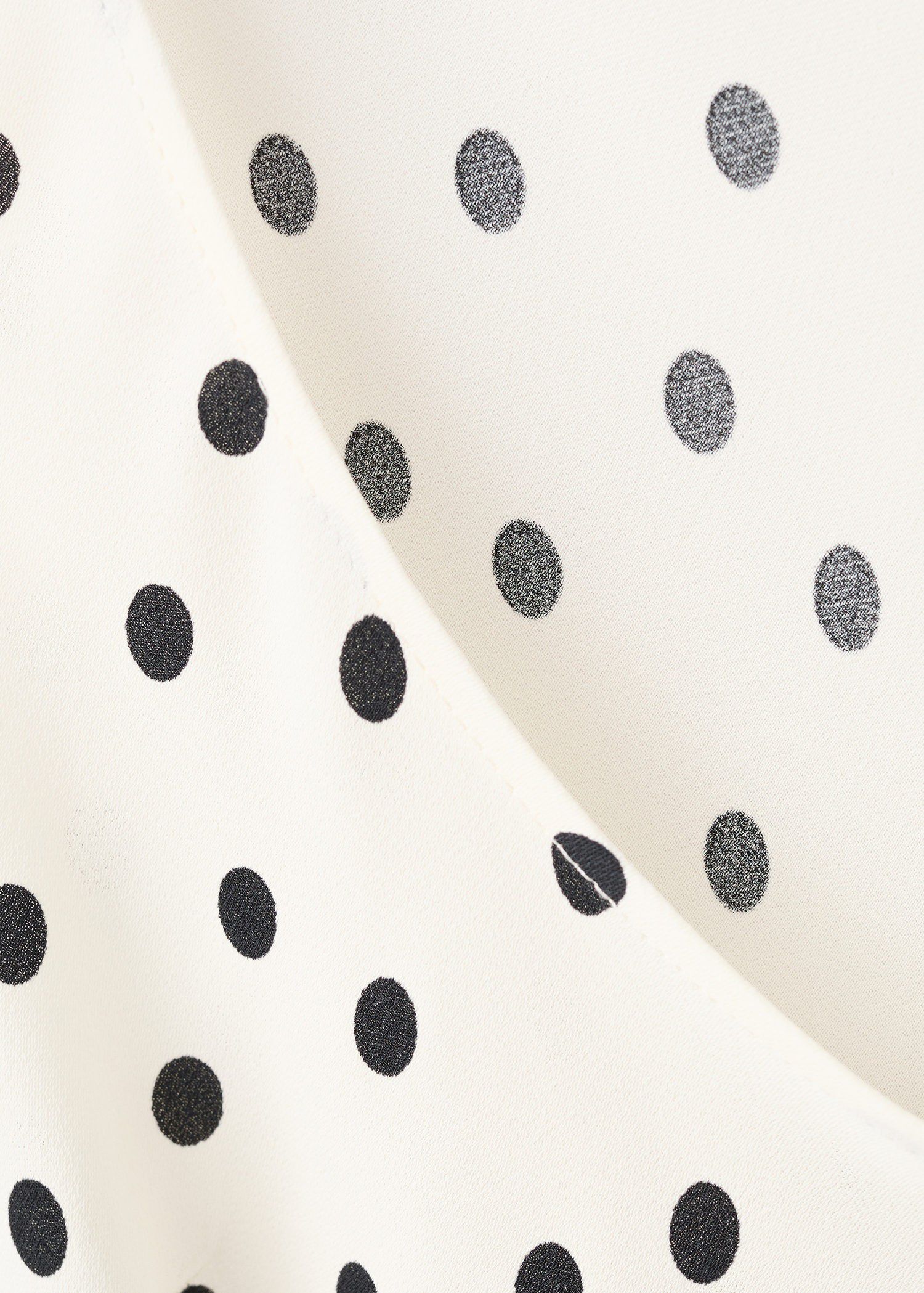Polka dot midi dress